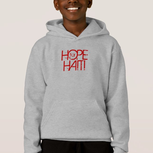 T-shirts ESPERE PARA o Hoodie dos miúdos do iGave de HAITI (Frente)