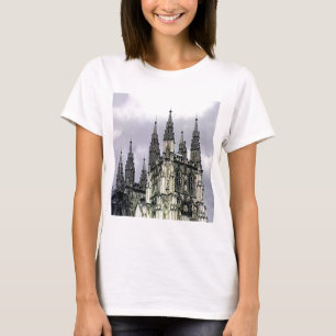 T-shirts Espirais da igreja de Inglaterra Canterbury o