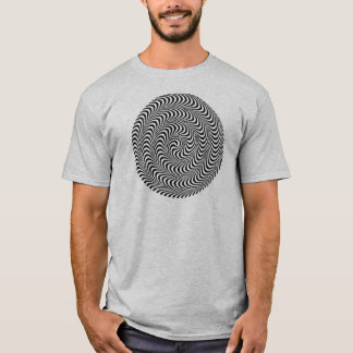 T-shirts Espiral óptica ilusória do bloco