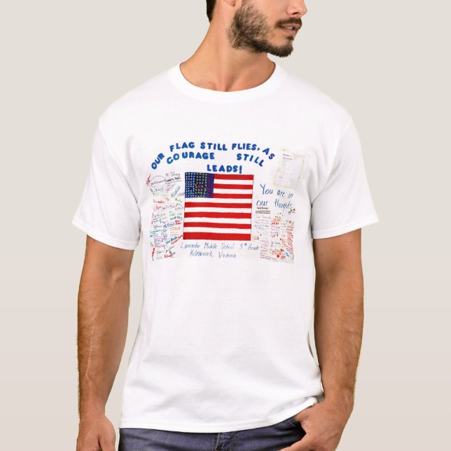 T-shirts Espírito americano (Frente)