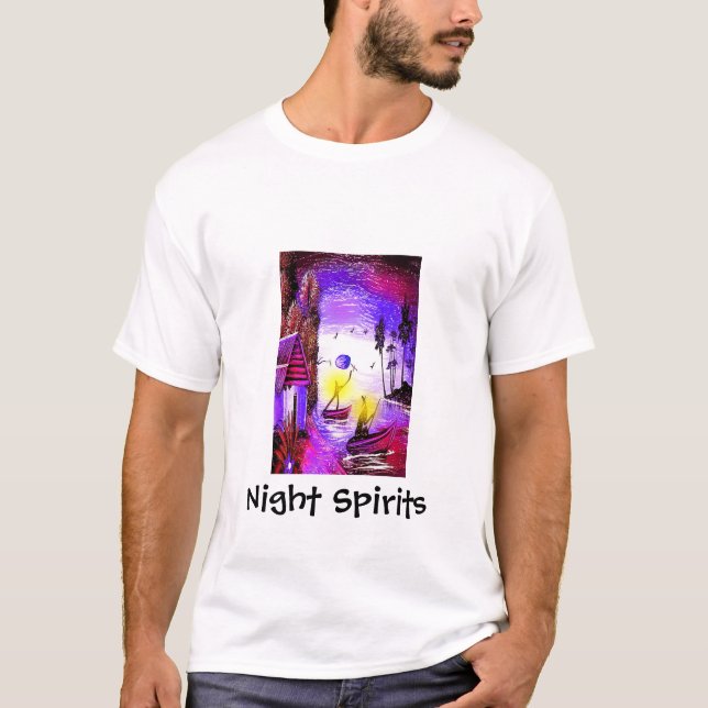 T-SHIRTS ESPÍRITOS NOTURNOS (Frente)