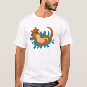 T-shirts Espirrando a lontra