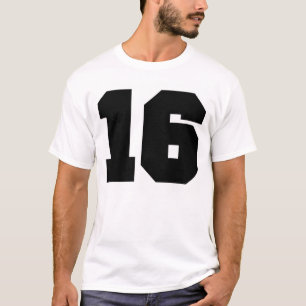 T-shirts Esporte do número 16