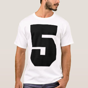 T-shirts Esporte do número 5