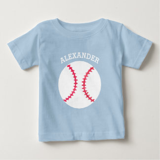 T-shirts Esportes personalizados do bebê do basebol