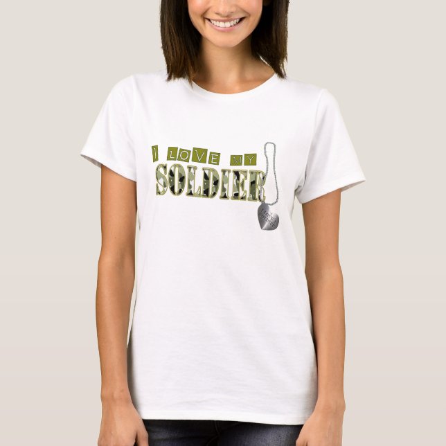 T-SHIRTS ESPOSA DO EXÉRCITO (Frente)