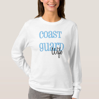 T-shirts Esposa longa da guarda costeira da luva