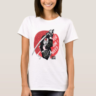 T-shirts Esquadrão Suicida Katana "Para Ele Eu Choro"