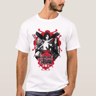 T-shirts Esquadrão Suicida Raparigas "Guerreira Feminina"