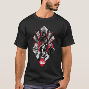 T-shirts Esquadrão Suicida Task Force X Gráfico Japonê