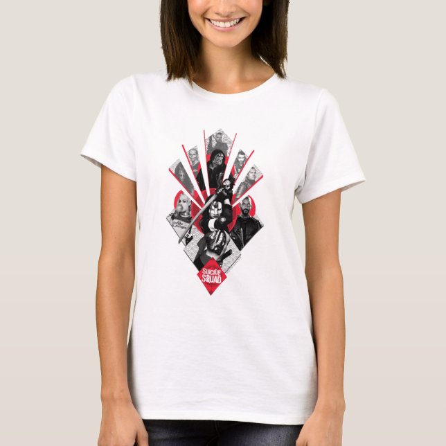 T-shirts Esquadrão Suicida | Task Force X Gráfico Japonês (Frente)