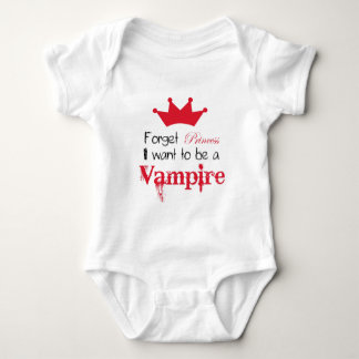 T-shirts Esquece a Princesa que quero ser um Vampiro