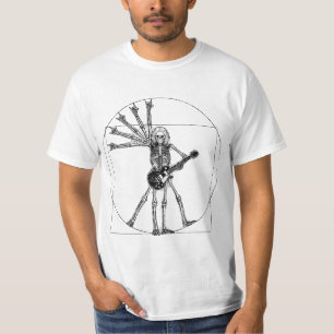 T-shirts Esqueleto de Vitruvian