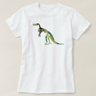 T-shirts esqueleto do claosaurus