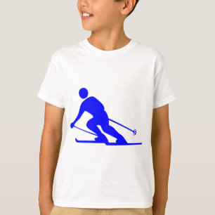 T-shirts Esqui - azul