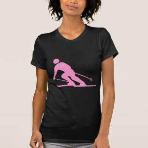 T-shirts Esqui - rosa