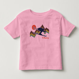 T-shirts Esqui Wyoming