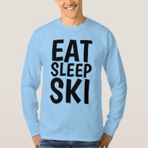 T-shirts ESQUILARES DE NEVE, COMER SKI DE SONO