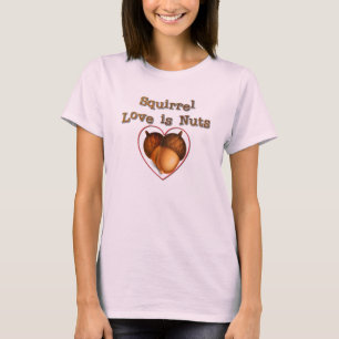 T-shirts Esquilo Amor é Loucos