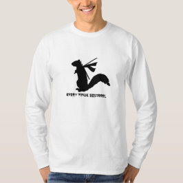 T-shirts Esquilo irritado de Ninja
