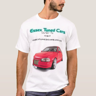 T-shirts Essex ajustou a edição dos carros P