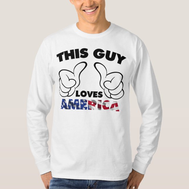 T-shirts Esta cara ama América (Frente)