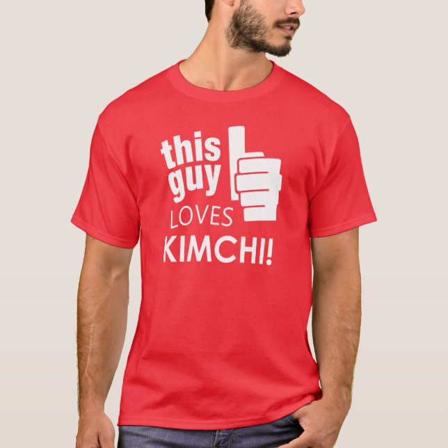T-shirts Esta cara ama Kimchi! (Frente)
