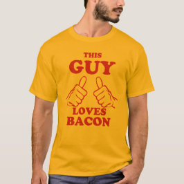 T-shirts Esta cara ama o bacon