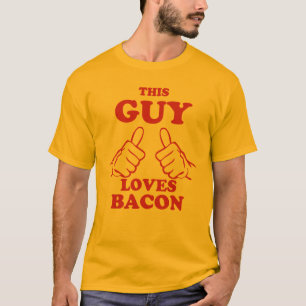 T-shirts Esta cara ama o bacon