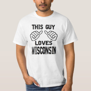 T-shirts esta cara ama Wisconsin
