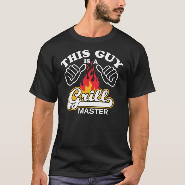 T-shirts esta cara é um mestre de grelhas (Frente)