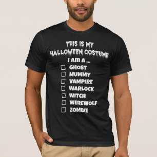 T-shirts Esta é a minha marca de fantasia do Dia das Bruxas