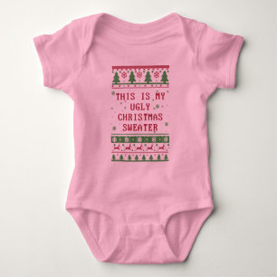 T-shirts Esta é minha camisola feia do Natal