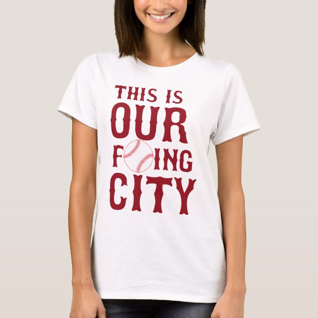 T-shirts Esta é nossa cidade Boston (Frente)