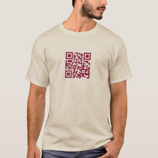 T-shirts esta é uma framboesa escura do código de QR…