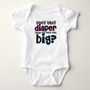 T-shirts Esta fralda faz meu olhar do bumbum grande?