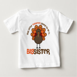 T-shirts Esta pequena Turquia vai ser uma Irmã Grande