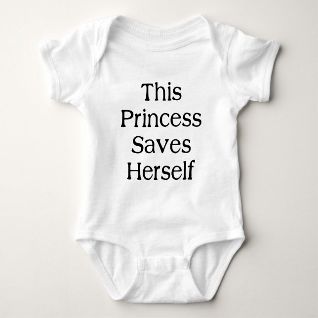 T-shirts Esta Princesa Salva (Frente)