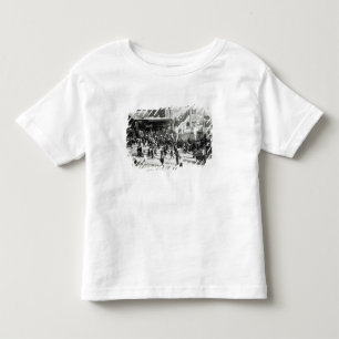 T-shirts Estação de comboio da rua larga, Londres, c.1890