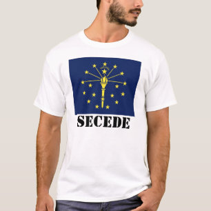 T-shirts estado-bandeira-indiana, SECEDE