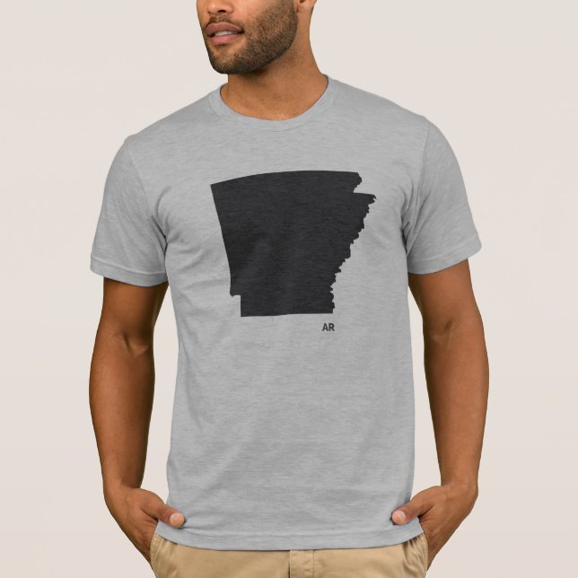 T-shirts Estado de Arkansas (Frente)