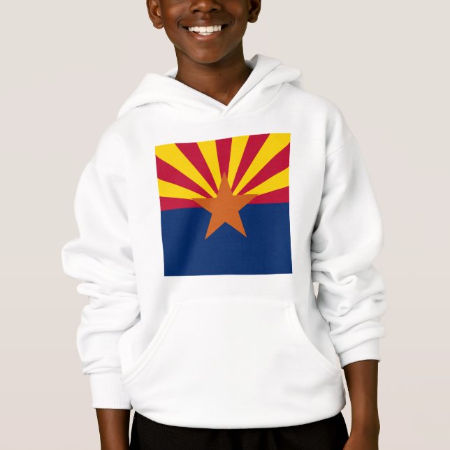 T-shirts Estado de bandeira da Arizona (Frente)
