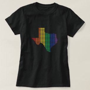 T-shirts Estado do arco-íris de Texas