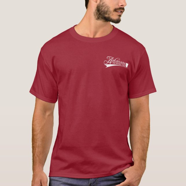 T-shirts Estado do Arkansas (Frente)