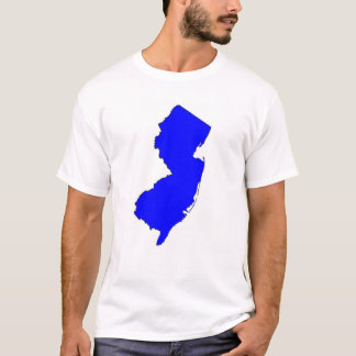 T-shirts Estado do azul de NJ