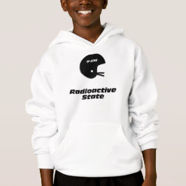 T-shirts Estado Radioativo do Capacete de Futebol