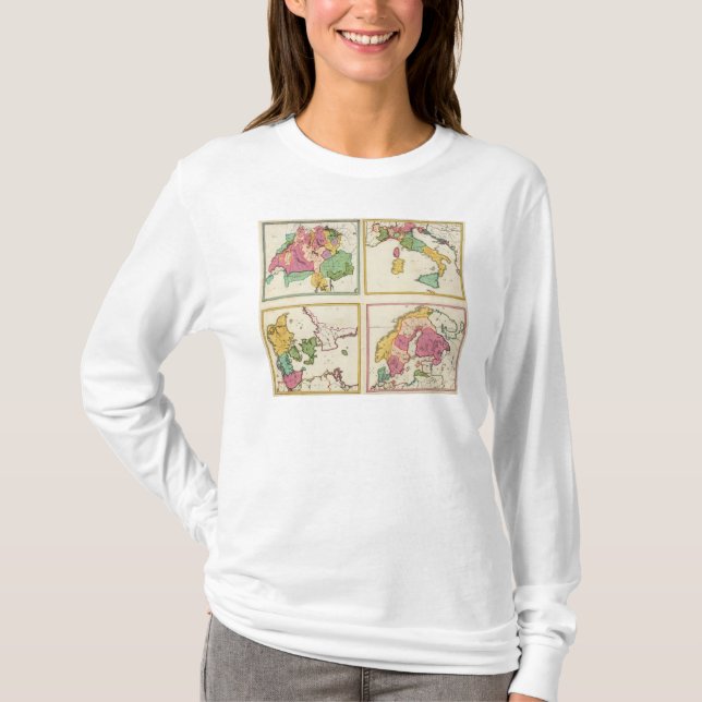 T-shirts Estados Bálticos (Frente)