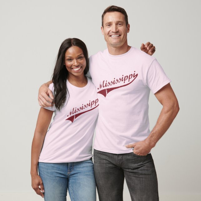 T-shirts Estados de assinatura - Mississippi (Unissex)