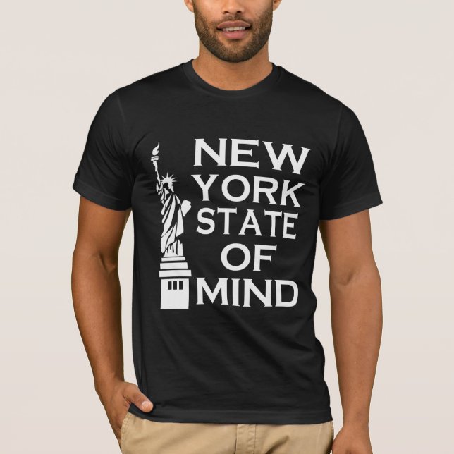 T-shirts ESTADOS DE NOVA IORQUE da MENTE (Frente)