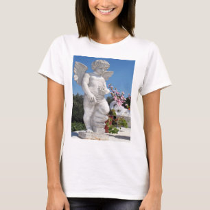 T-shirts Estátua Anjo no Verde limão